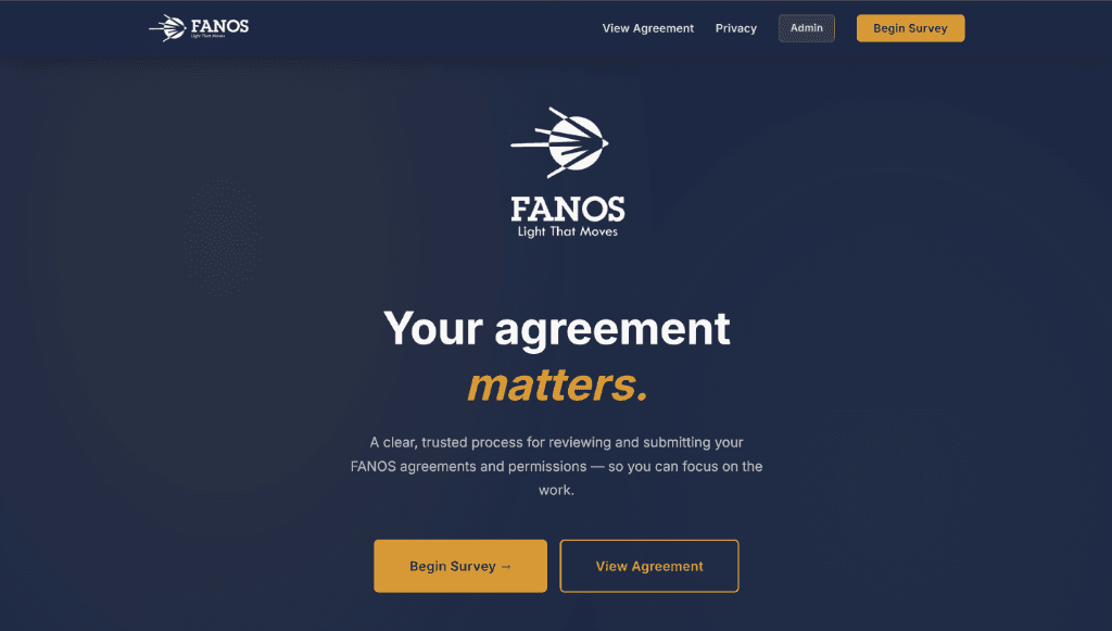 Fanos Agreement preview